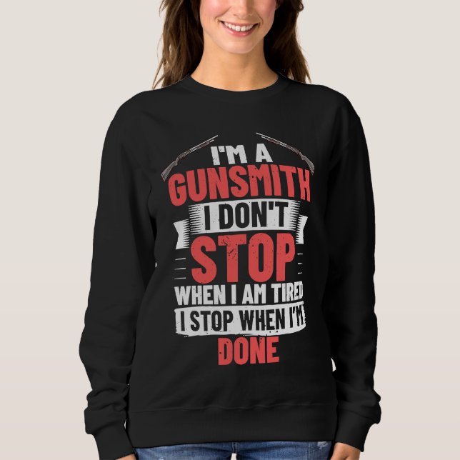 Camiseta Gunsmithing Weapon Gunsmith Guns Maker Quotes (Frente)