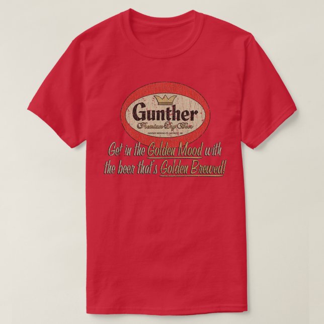 Camiseta Gunther Beer 1881 T (Frente do Design)
