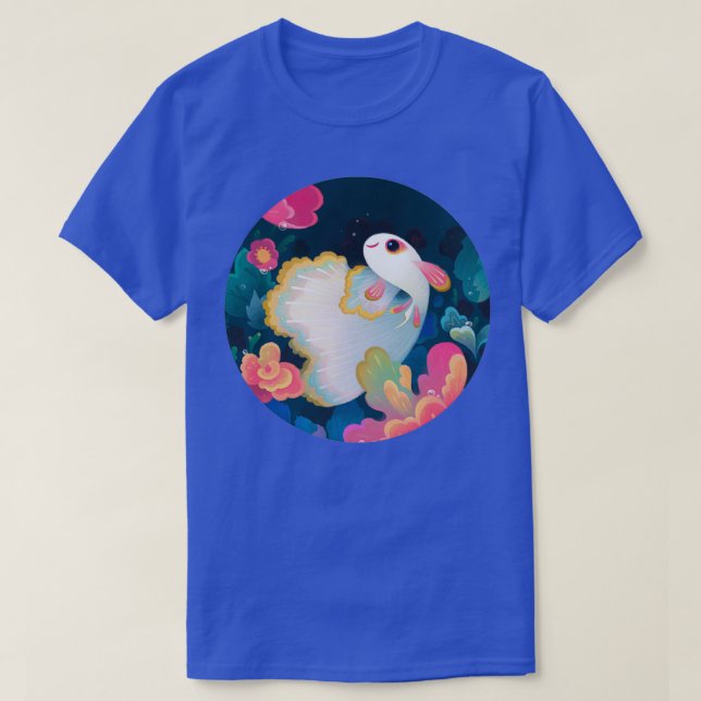 Camiseta Guppy Flor (Frente do Design)