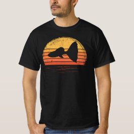 Camiseta Guppy Retro Sunset Pet Guppy Fish