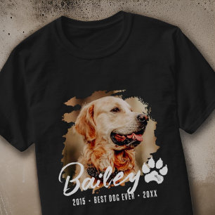 Camiseta Gurnge Pet Memorial Best Dog Alguma Foto Personali