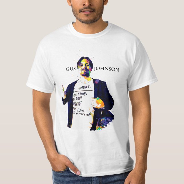 Camiseta Gus Johnson - Imbiamba Jombes (Frente)