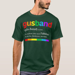 Camiseta Gusband engraçada como um marido mais fabuloso Gay
