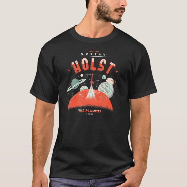 Camiseta Gustav Holst Classic Conductor (Frente)