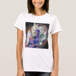 Camiseta Gustav Klimt - A Virgem<br><div class="desc">A Virgem / A Maiden - Gustav Klimt,  Oil on Canvas,  1913</div>