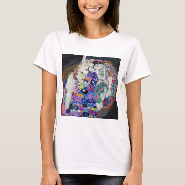 Camiseta Gustav Klimt - A Virgem (Frente)