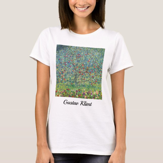 Camiseta Gustav Klimt - Árvore de Maçã (Frente)