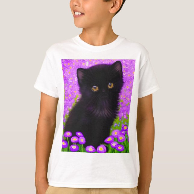 Camiseta Gustav Klimt Cat (Frente)