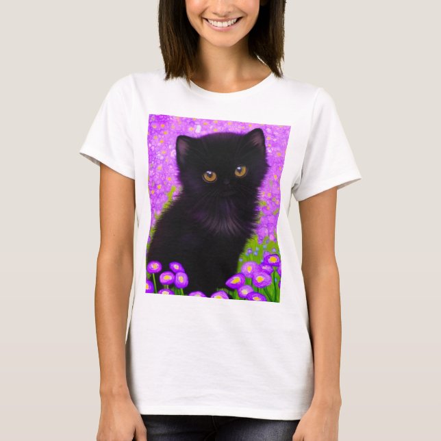 Camiseta Gustav Klimt Cat (Frente)