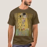 Camiseta Gustav Klimt é a pintura de beijo<br><div class="desc">A famosa pintura de Gustav Klimt The Kiss (1907-1908)</div>