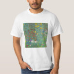 Camiseta Gustav Klimt - Jardim do País com Girassóis<br><div class="desc">Jardim do País com Girassóis/Jardim de Fazenda com Girassóis - Gustav Klimt em 1905-1906</div>