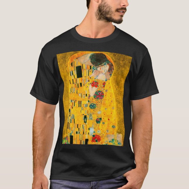 Camiseta Gustav Klimt O Beijo (Frente)