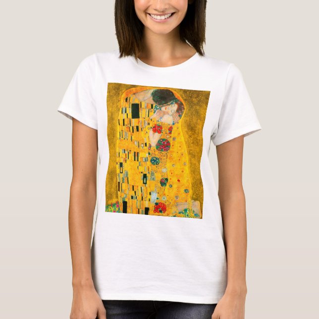 Camiseta Gustav Klimt O Beijo (Frente)