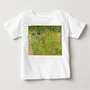 Camiseta Gustav Klimt Orchard com Rosas