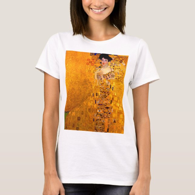 Camiseta Gustav Klimt Retrato de Adele Bloch Bauer (Frente)