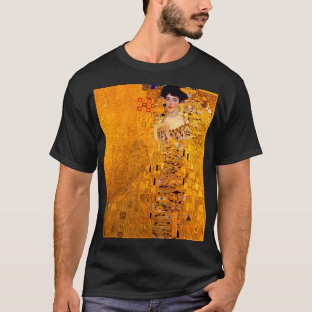 Camiseta Gustav Klimt Retrato de Adele Bloch Bauer (Frente)