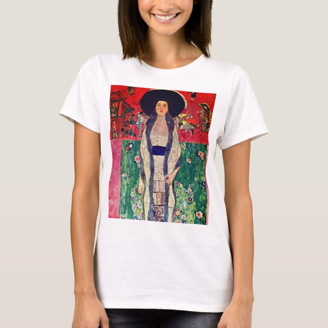 Camiseta Gustav Klimt Retrato de Adele Bloch-Bauer II (Frente)
