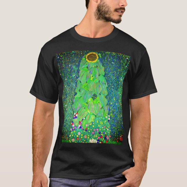 Camiseta Gustav Klimt Sunflower (Frente)