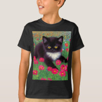 Gustav Klimt Tuxedo Cat