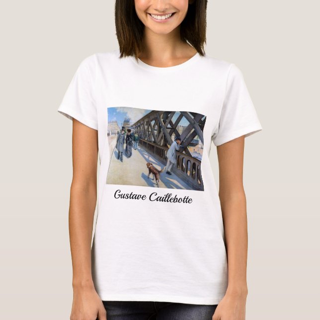 Camiseta Gustave Caillebotte - A Ponte da Europa (Frente)