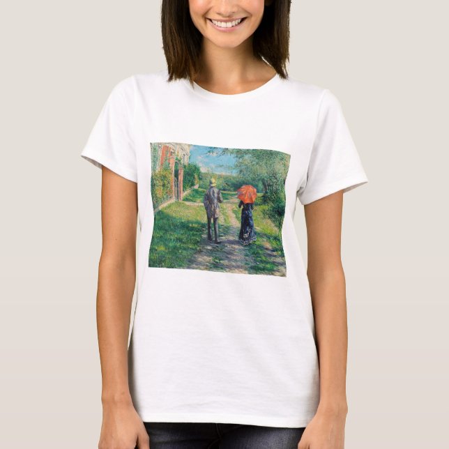 Camiseta Gustave Caillebotte - O Caminho Íngreme (Frente)