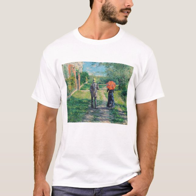 Camiseta Gustave Caillebotte - O Caminho Uphill (Frente)