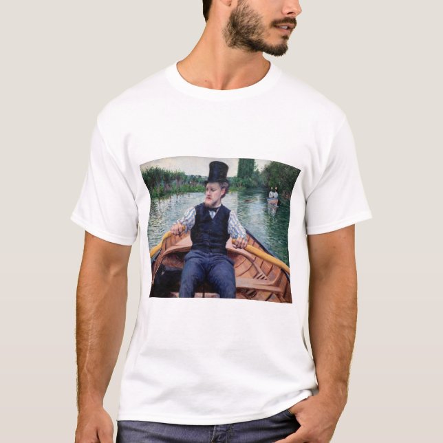 Camiseta Gustave Caillebotte - Partido Barco (Frente)
