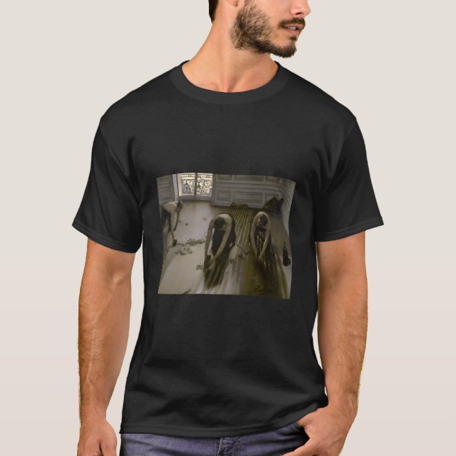 Camiseta Gustave Caillebotte'S The Floor Scrapers 1875 (Frente)