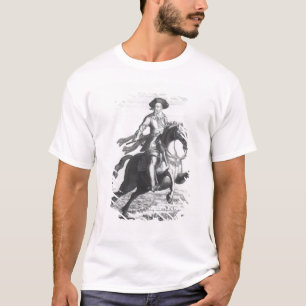 Camiseta Gustavus Adolphus II, rei da suecia, sobre