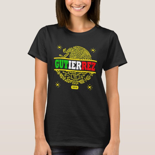 CAMISETA GUTIERREZ MÉXICO DOURADO (Frente)