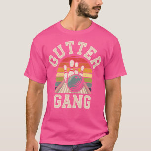 Camiseta Gutter Gang Boliche Engraçado Bowler