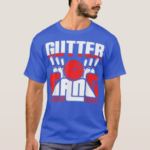 Camiseta Gutter Gang Equipe da Boliche Bowler Engraçado