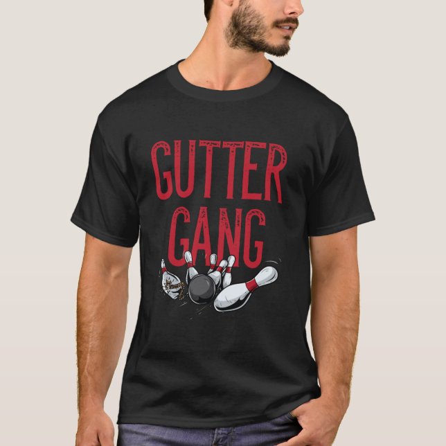 Camiseta Gutter Gang Família Engraçada Ou Nome Da Equipe Da (Frente)