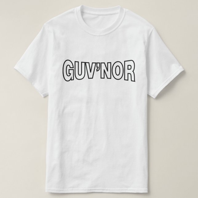 CAMISETA GUV'NOR (Frente do Design)