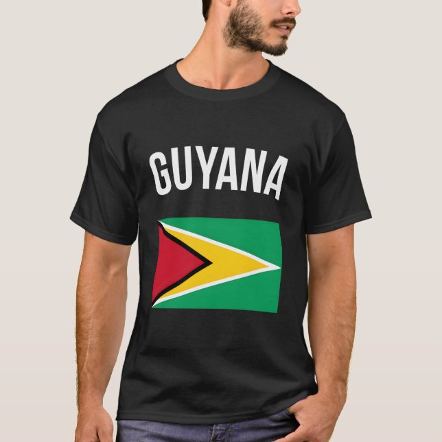 Camiseta Guyana Flag Guyanese Guyana (Frente)
