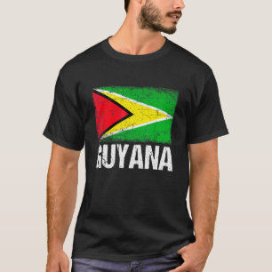Camiseta Guyana Flag Men Kid Patriotic
