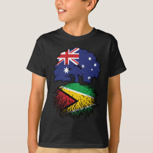 Camiseta Guyana Guyanese, Austrália, Raízes de Árvore da Au