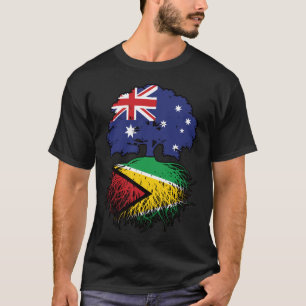 Camiseta Guyana Guyanese, Austrália, Raízes de Árvore da Au