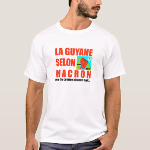 Camiseta Guyane selon Macron est une île