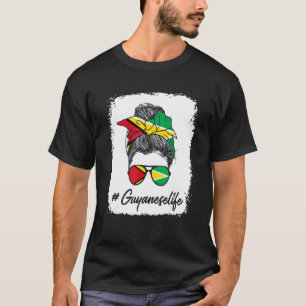 Camiseta Guyaneselife Guiana Guiana Bandeira 1