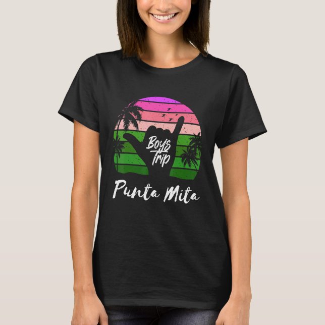 Camiseta Guys Punta Mita Mexico Trip Matching Vacation (Frente)