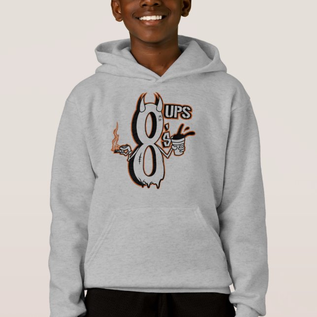 Camiseta Gwosts 8's UPS Kid's Hoodie (Frente)
