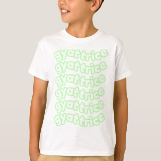 Camiseta @gyattrice Logotipo Pastel Green Kid