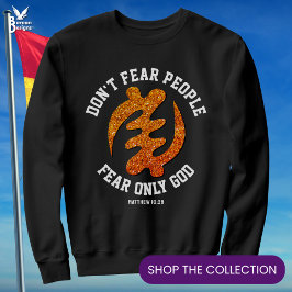 Camiseta Gye Nyame Adinkra MEDO APENAS DEUS, Christian Glit