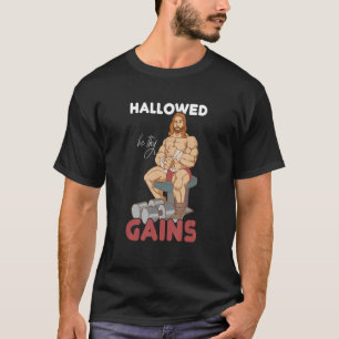Camiseta Gym Admitido Que Ganhe Malhação Jesus