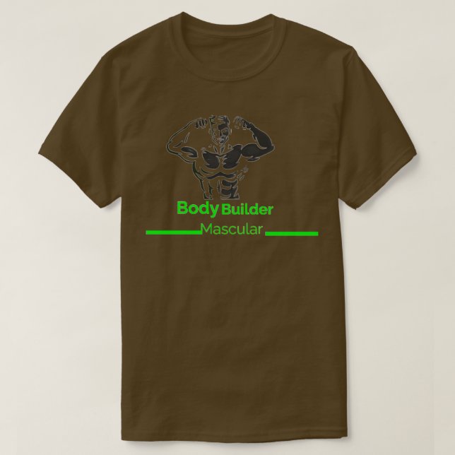 Camiseta Gym Construtor de Corpos (Frente do Design)