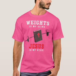 Camiseta Gym Cristão e Jesus Gym para o jesus no meu coraçã