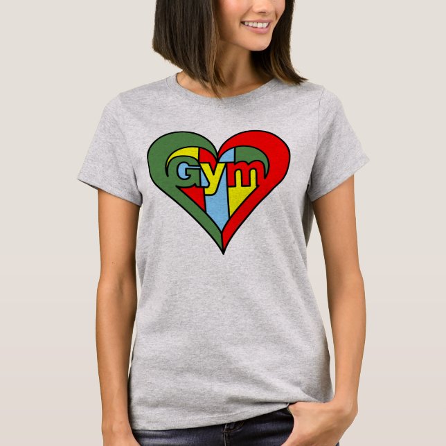 Camiseta Gym Heart (Frente)