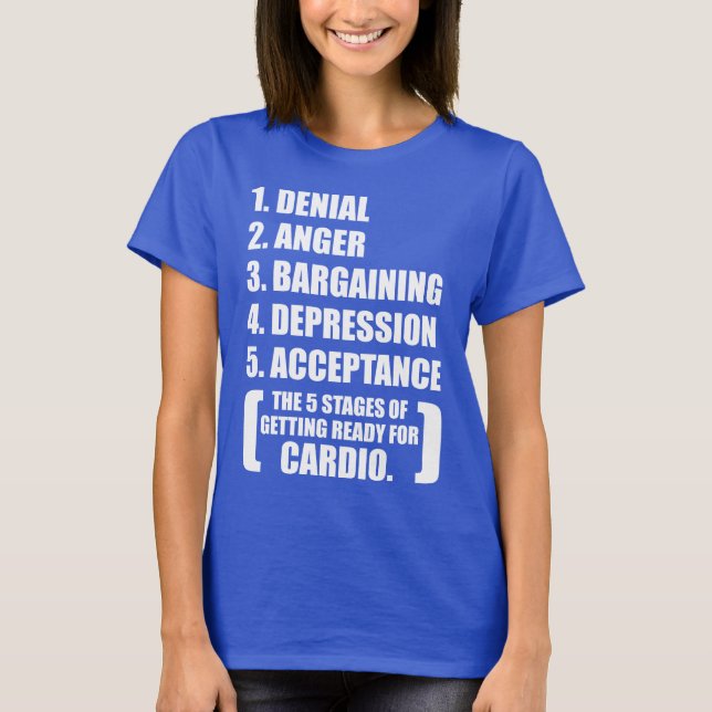 Camiseta Gym Humor - Cardio (Frente)