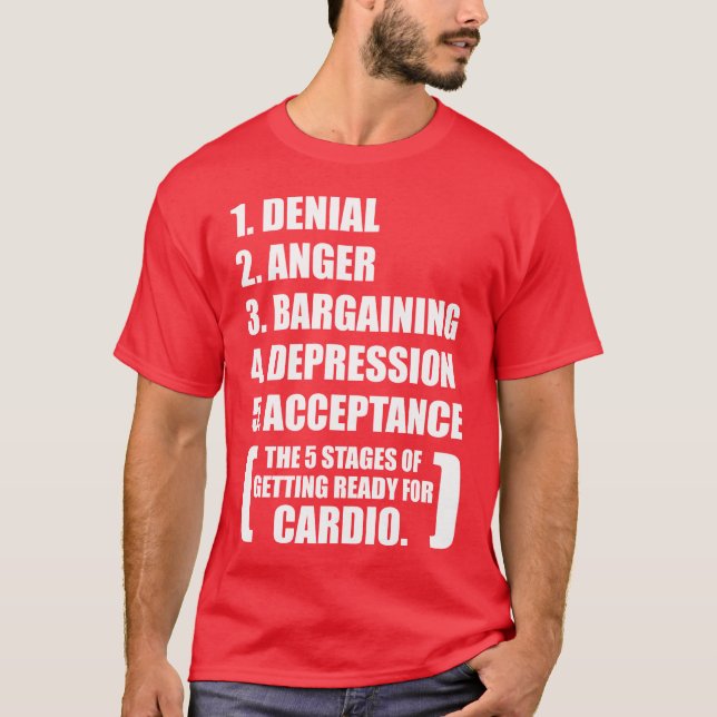 Camiseta Gym Humor - Cardio (Frente)